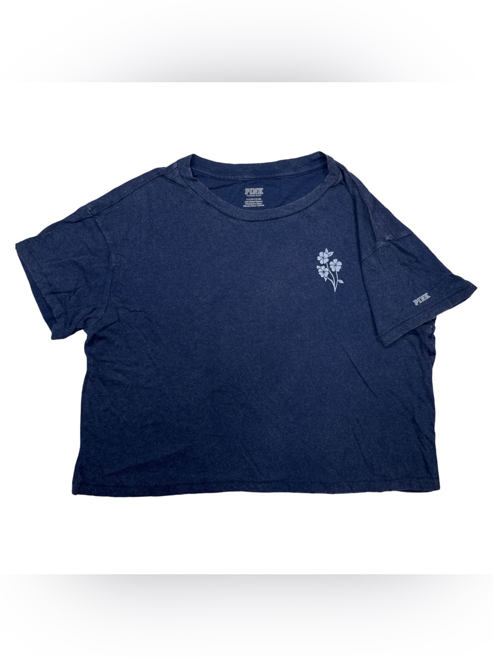 PJNK | Cropped Flower Tee Size S